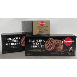 Bolacha de Vinho Madeira com Passas﻿ de Uva, Mel de Cana e Canela