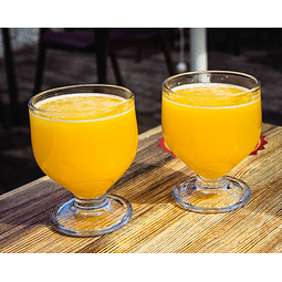  Copo com pé em vidro - Típico copo da PONCHA 14CL