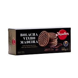 Bolacha de Vinho Madeira com Passas﻿ de Uva, Mel de Cana e Canela