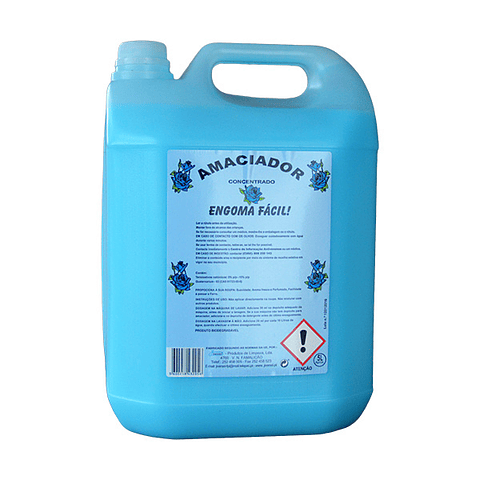 Amaciador Concentrado Azul 5L