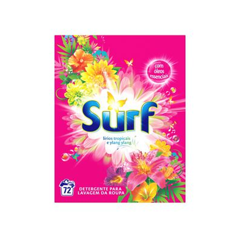 Detergente Surf Máquina Pó Tropical 72 Doses 1