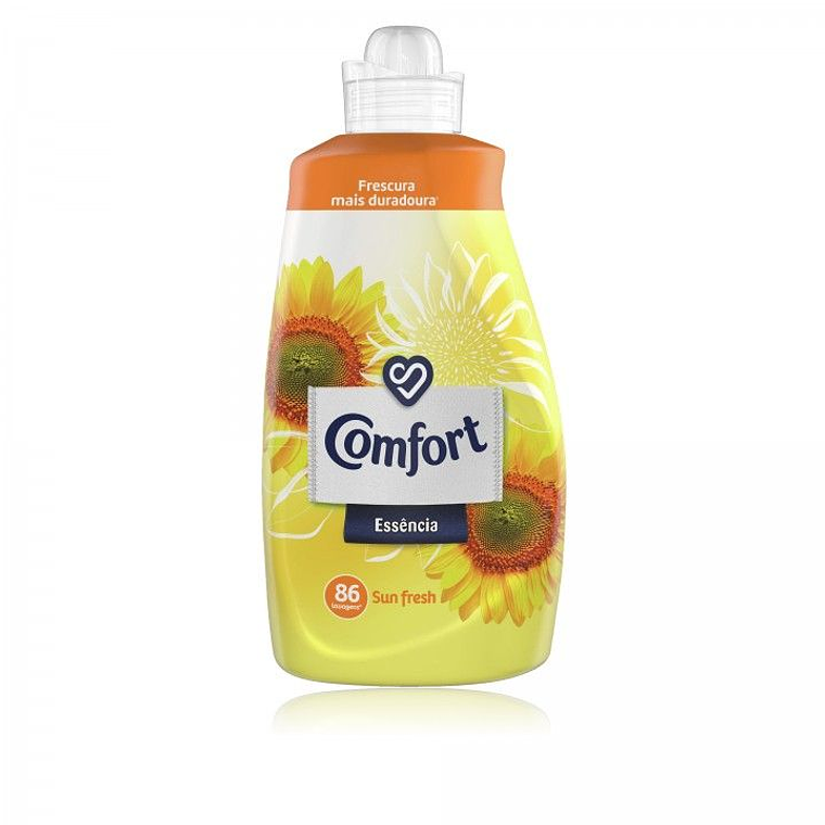 Comfort Amaciador Roupa Essência Sunfresh 86 Doses 1,892 L 1