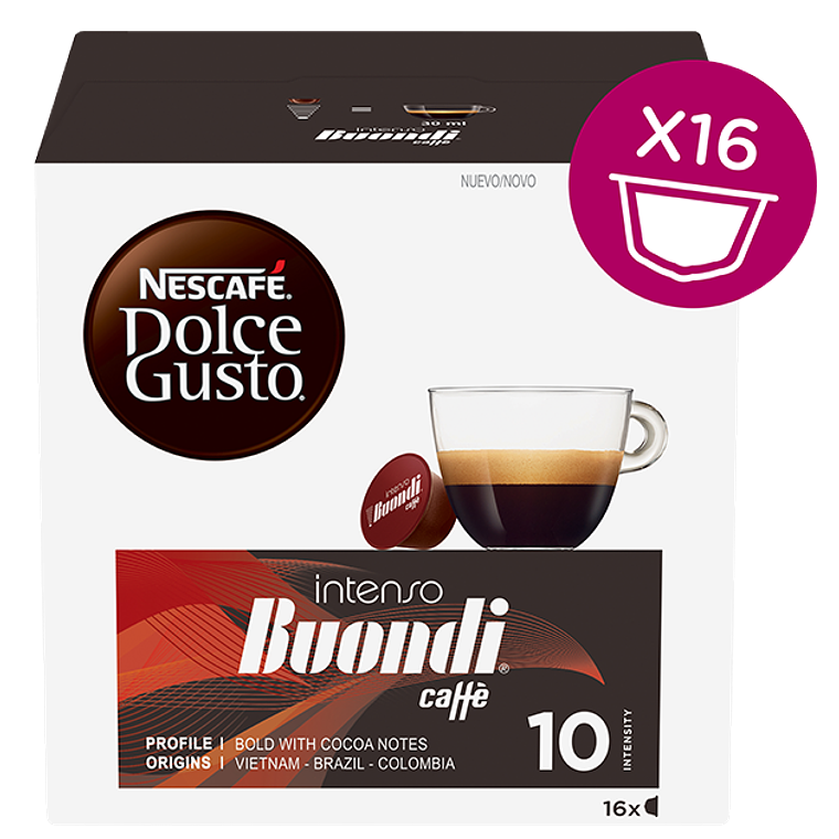 CAFÉ BUONDI® INTENSO CÁPSULAS 16 cap 1