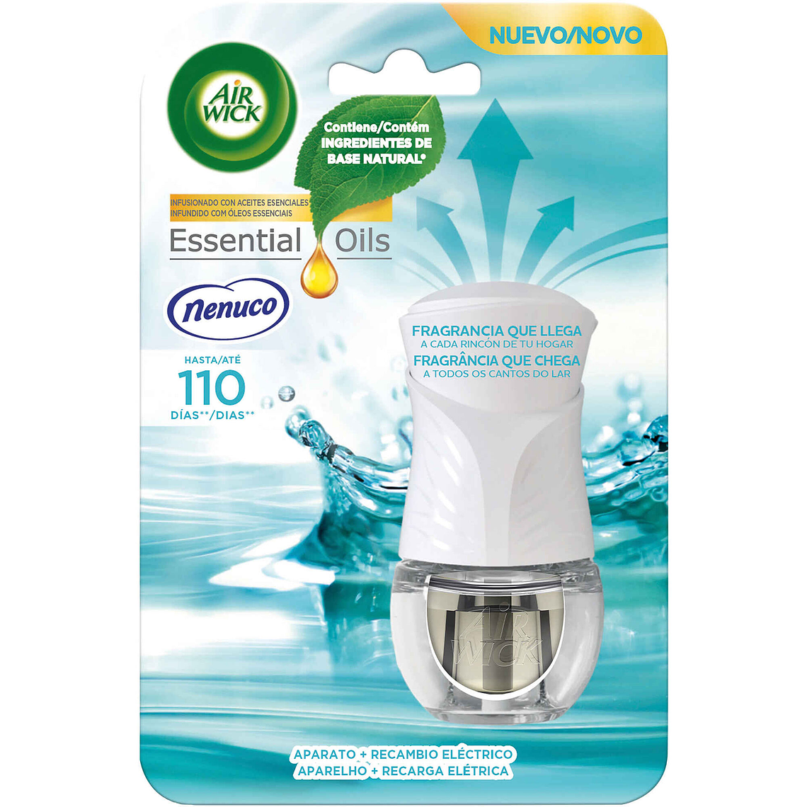 Ambientador Elétrico Pure Nenuco com Recarga Air Wick 1