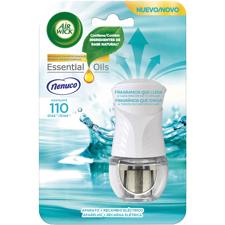 Ambientador Elétrico Pure Nenuco com Recarga Air Wick 1