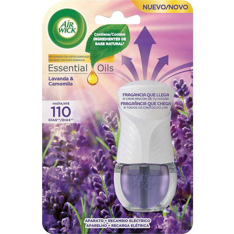 Ambientador Elétrico Lavanda e Camomila com Recarga 1