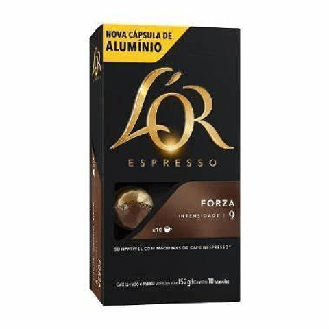 Cafè Espresso Forza intensitat nº 9, 10 uni  L'Or 