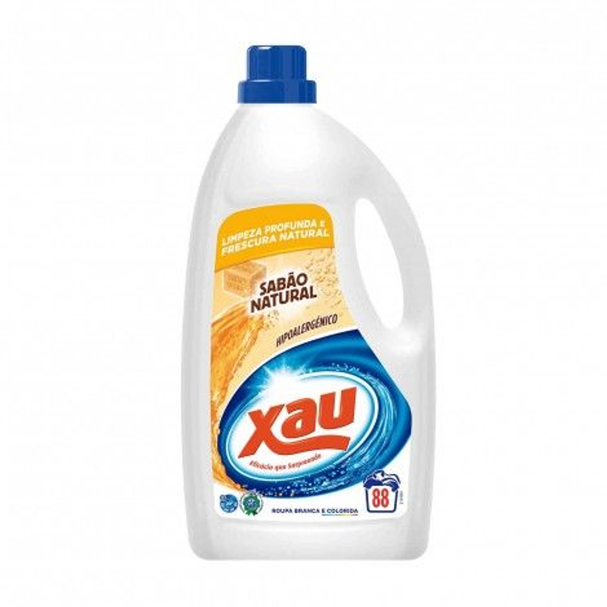 Detergente Líquido p/ Roupa Sabão Natural XAU 88Ds