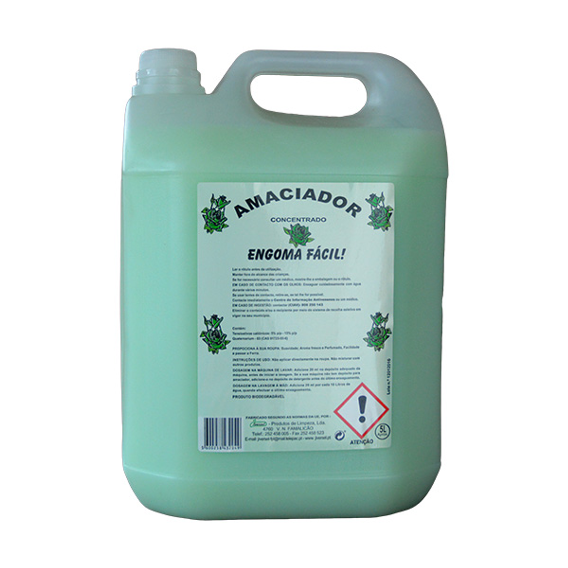 Amaciador Concentrado Verde 5L 1