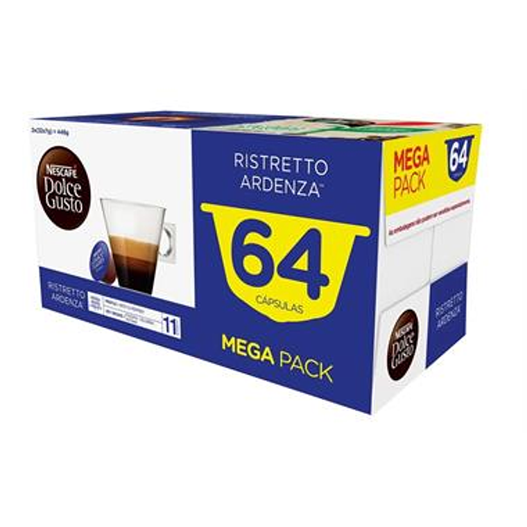 CÁPSULAS DE CAFÉ DOLCE GUSTO DUPLO ARDENZA ( 64 Cápsulas 1