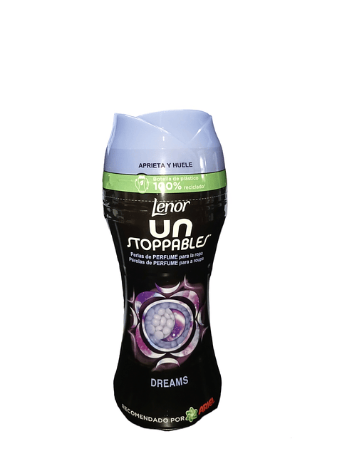 Lenor UNSTOPPABLES suavizante ropa perlas perfume #dreams
