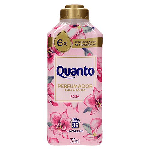 Intensificador Perfume rosa  QUANTO 36 doses