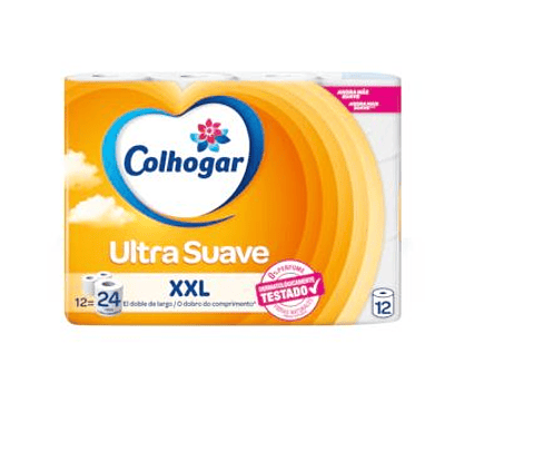 Rolo de papel higiênico Colhogar Ultra Soft XXL