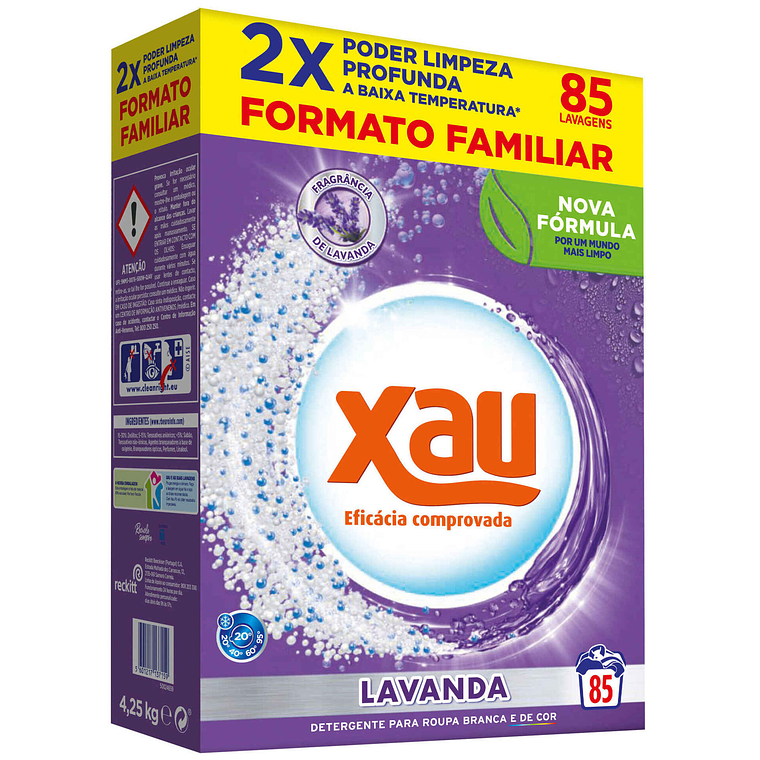 Detergente Máquina Roupa Pó Lavanda Xau 85 doses 1