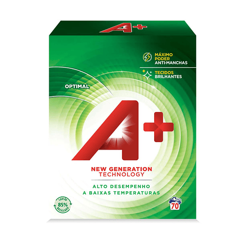 Detergente Máquina da Roupa em Pó Original A+ - 70 doses