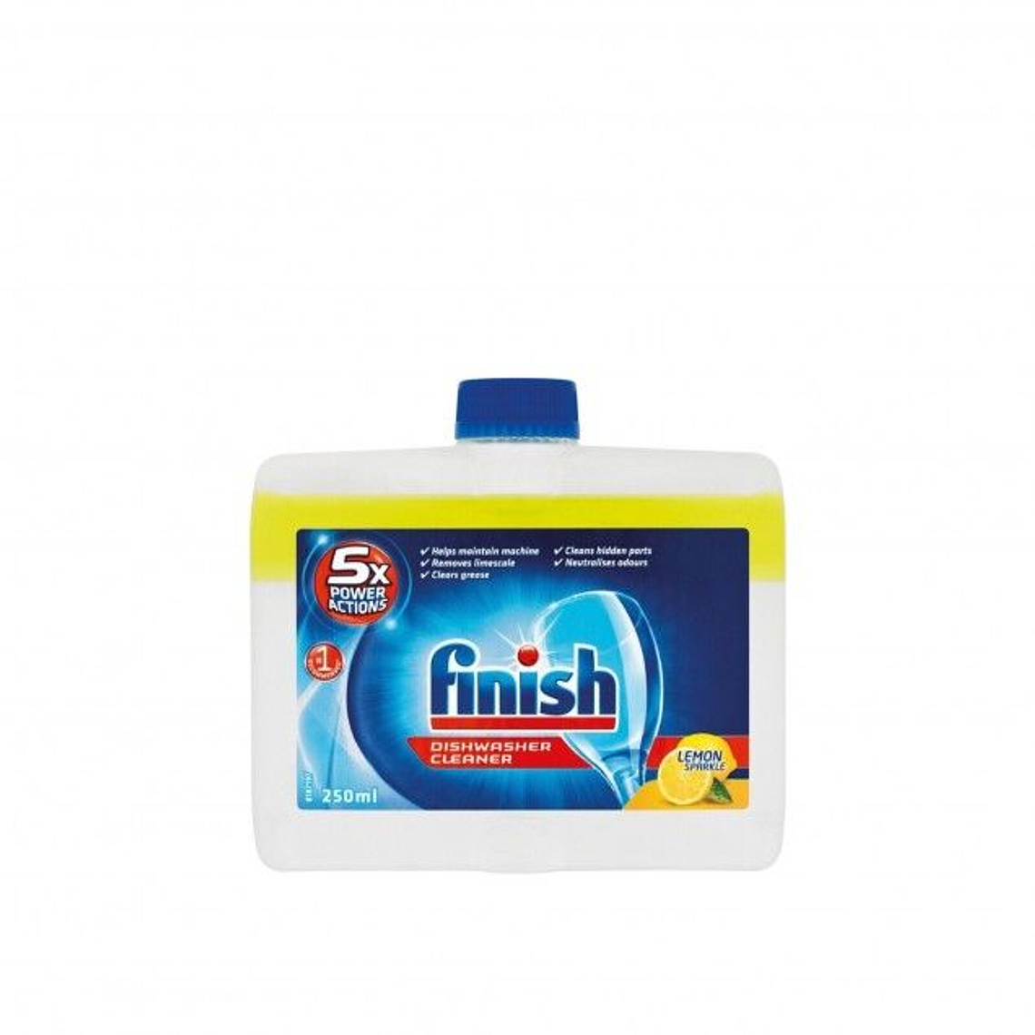 Detergente Finish Limpa Máquina Loiça Limão 250ml 1