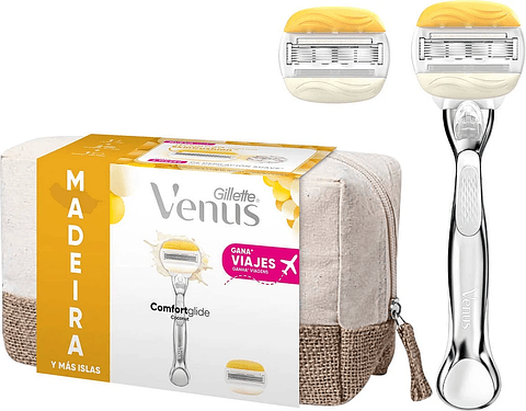 Conjunto Oferta GILLETTE Venus Coconut com Máquina Depilatória + 1 Recarga
