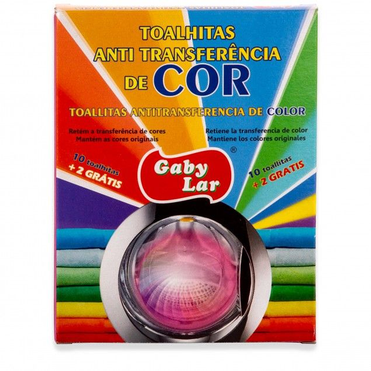 Gabylar toalhitas Anti Transferência Cores 10+2 1