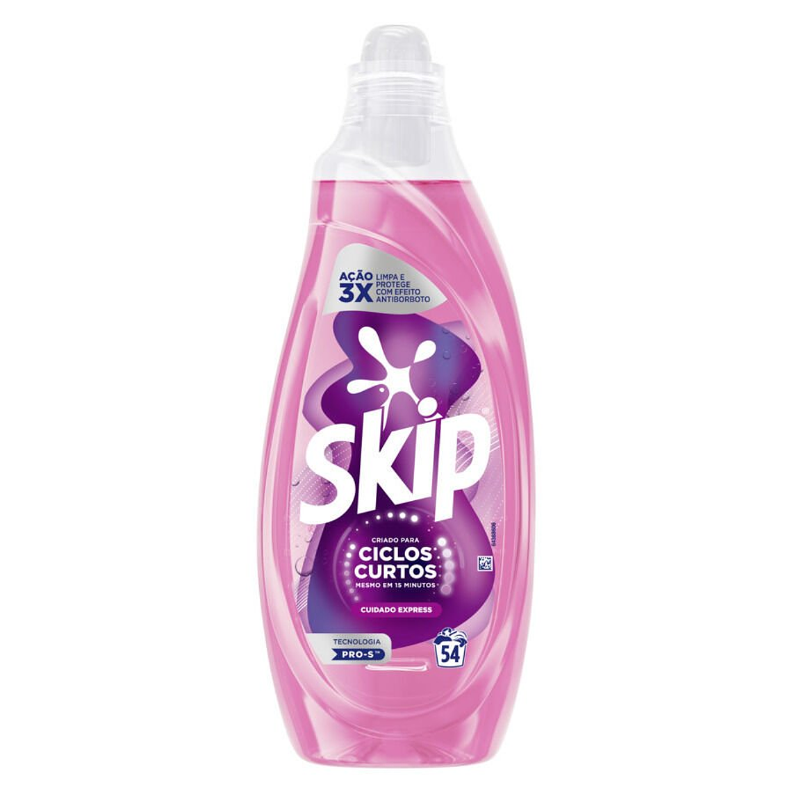 detergente roupa máquina líquido skip ciclos curtos cuidado 54d 1