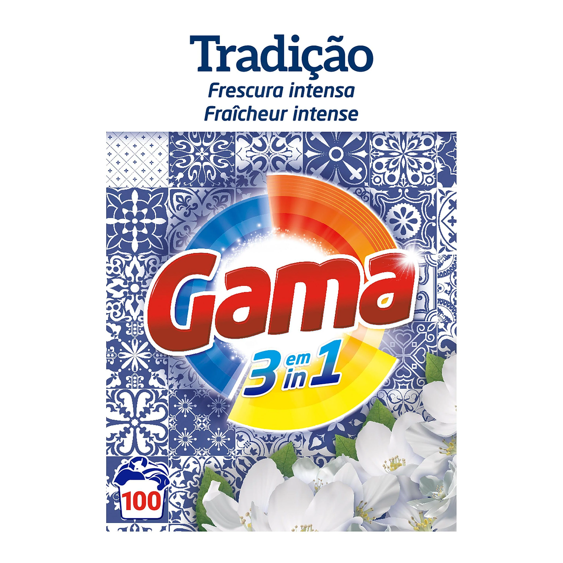 detergente roupa máquina pó gama tradição 100doses 1