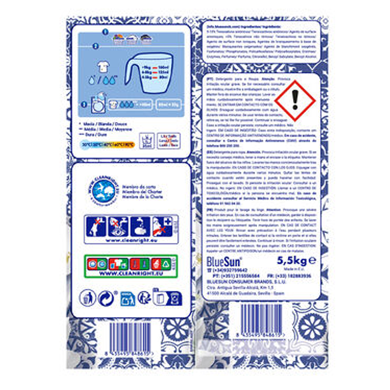 detergente roupa máquina pó gama tradição 100doses 2