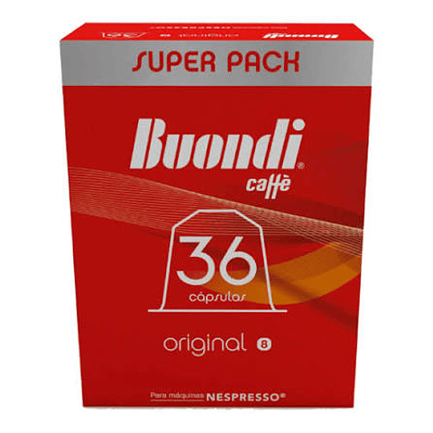 Cápsulas de Café Intenso Int 8 Buondi emb. 36 un