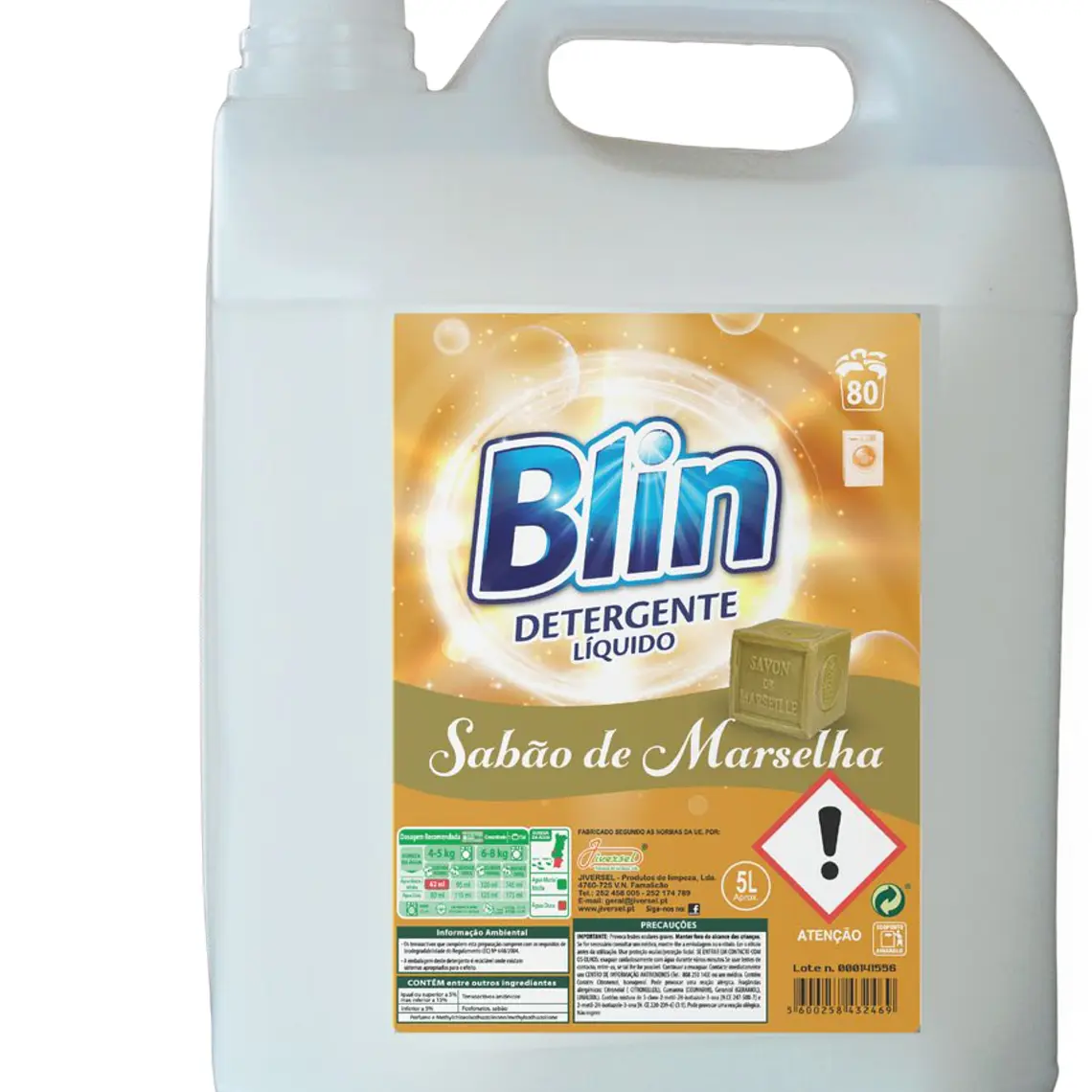 SABÃO DE MARSELHA 5 l 1