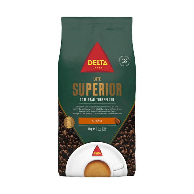 Café Grão Delta Cafés® Lote Superior com torrefacto 1kg 1
