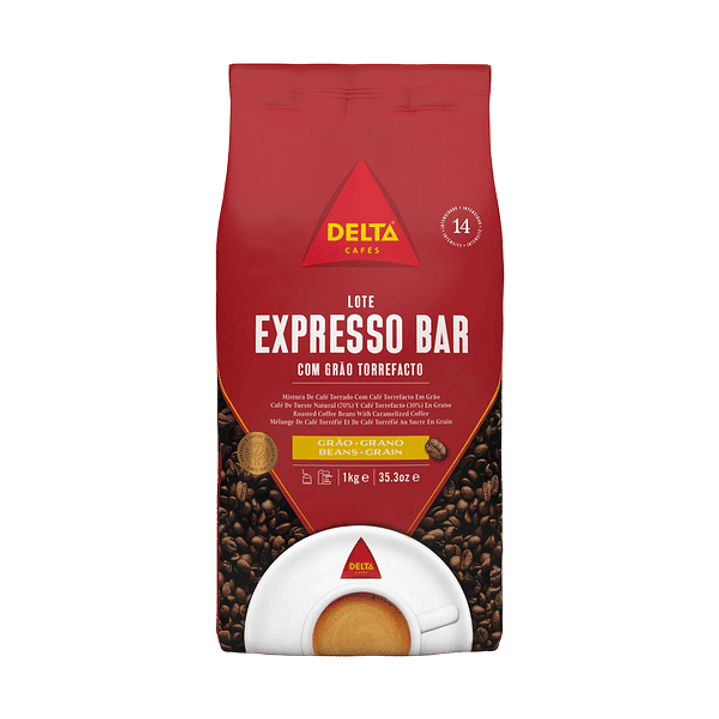 Café Grão Delta Cafés® Expresso Bar com torrefacto 1kg 1