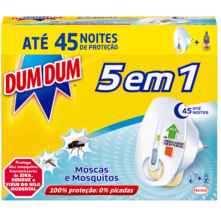 Inseticida Elétrico Moscas e Mosquitos Dum Dum 45 noites 1