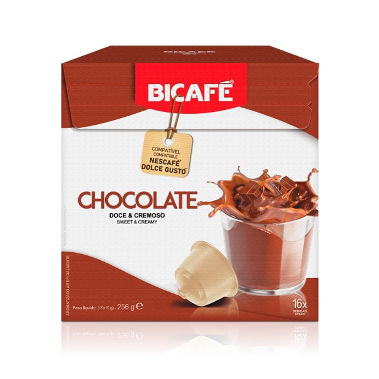 Bicafé Chocolate 16 Cápsulas Compatível Dolce Gusto* 1