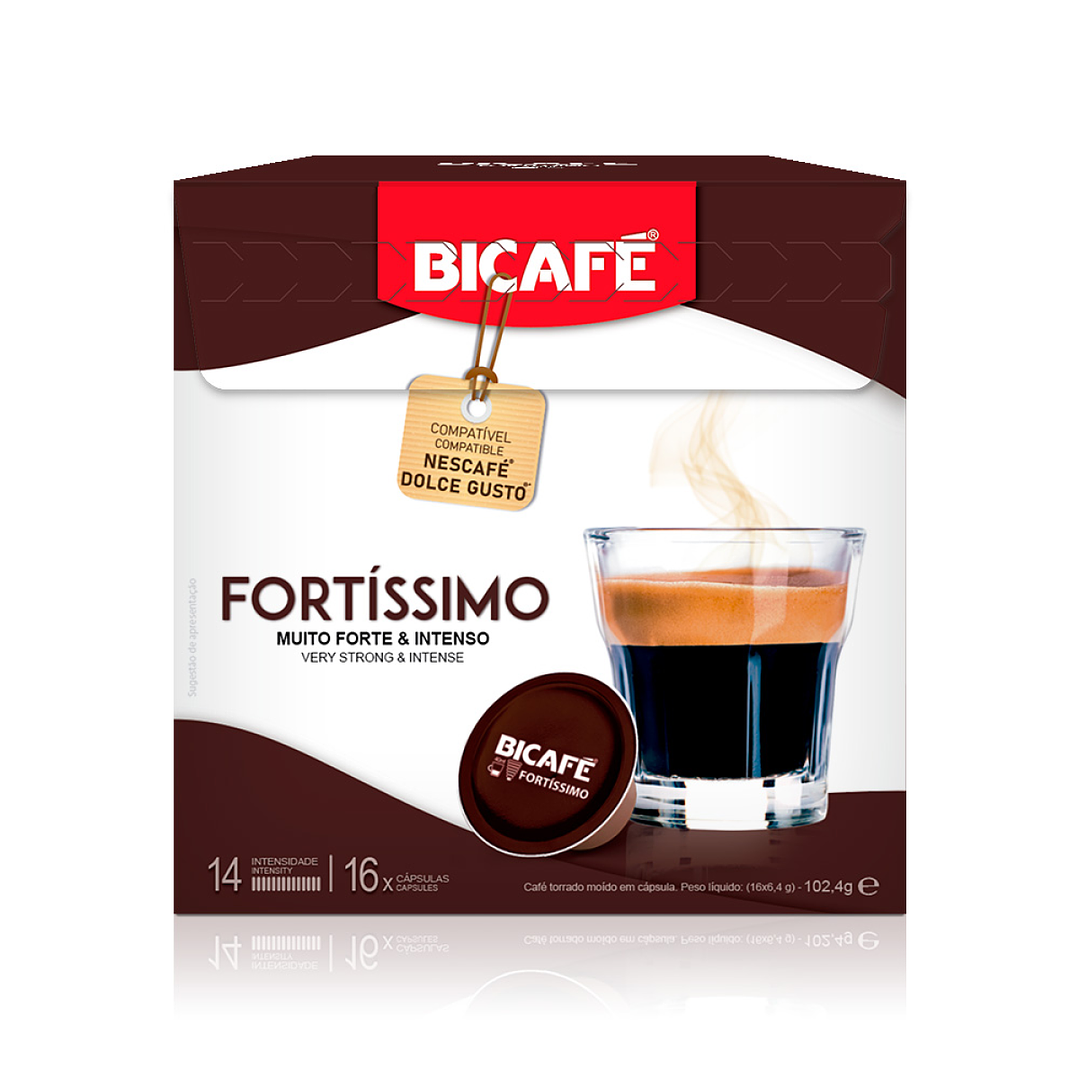 Cápsulas Compatíveis Dolce Gusto® Bicafé® Fortissimo 16 unid. 1