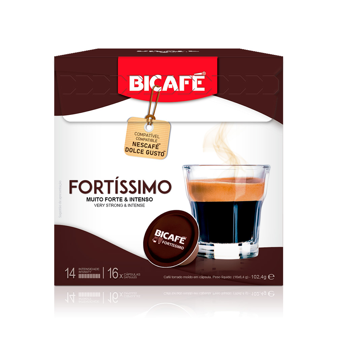 Cápsulas Compatíveis Dolce Gusto® Bicafé® Fortissimo 16 unid. 1