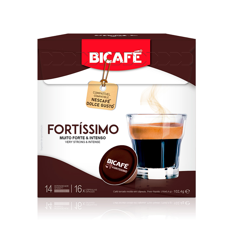 Cápsulas Compatíveis Dolce Gusto® Bicafé® Fortissimo 16 unid. 1