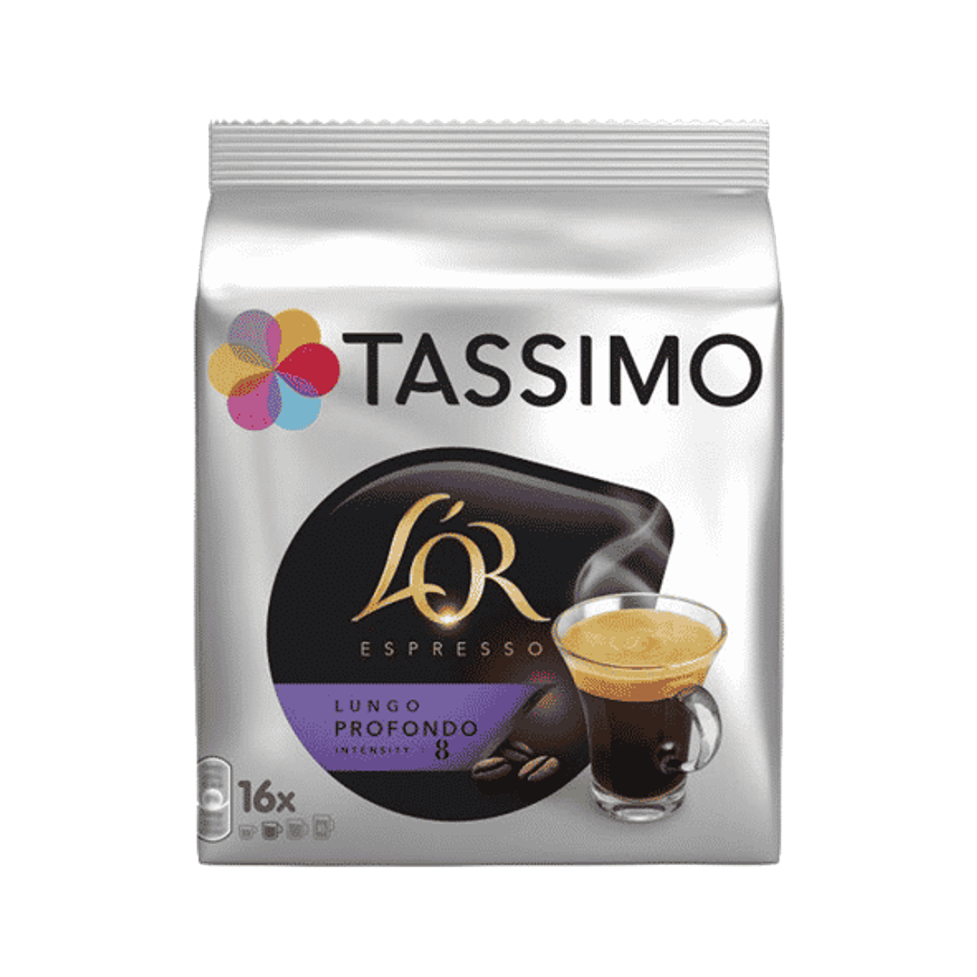 Cápsulas Tassimo® L’or® Lungo Profondo 16 unid. 1