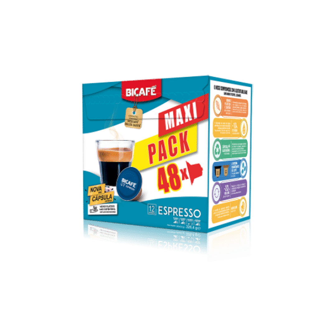 Cápsulas Compatíveis Dolce Gusto® Bicafé® Espresso Maxi Pack 48 unid. 1