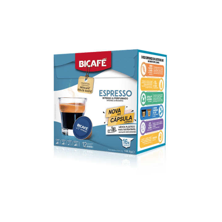 Cápsulas Compatíveis Dolce Gusto® Bicafé® Espresso 16 unid. 1