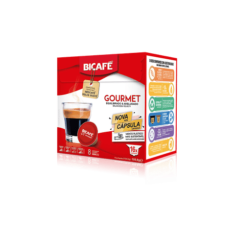 Cápsulas Compatíveis Dolce Gusto® Bicafé® Gourmet 16 unid.