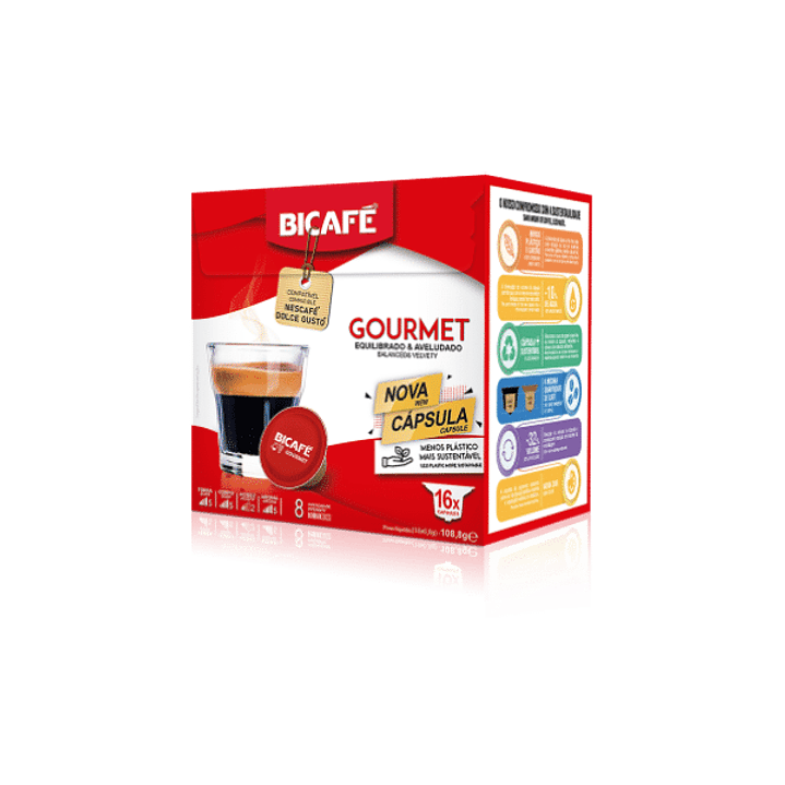 Cápsulas Compatíveis Dolce Gusto® Bicafé® Gourmet 16 unid. 1