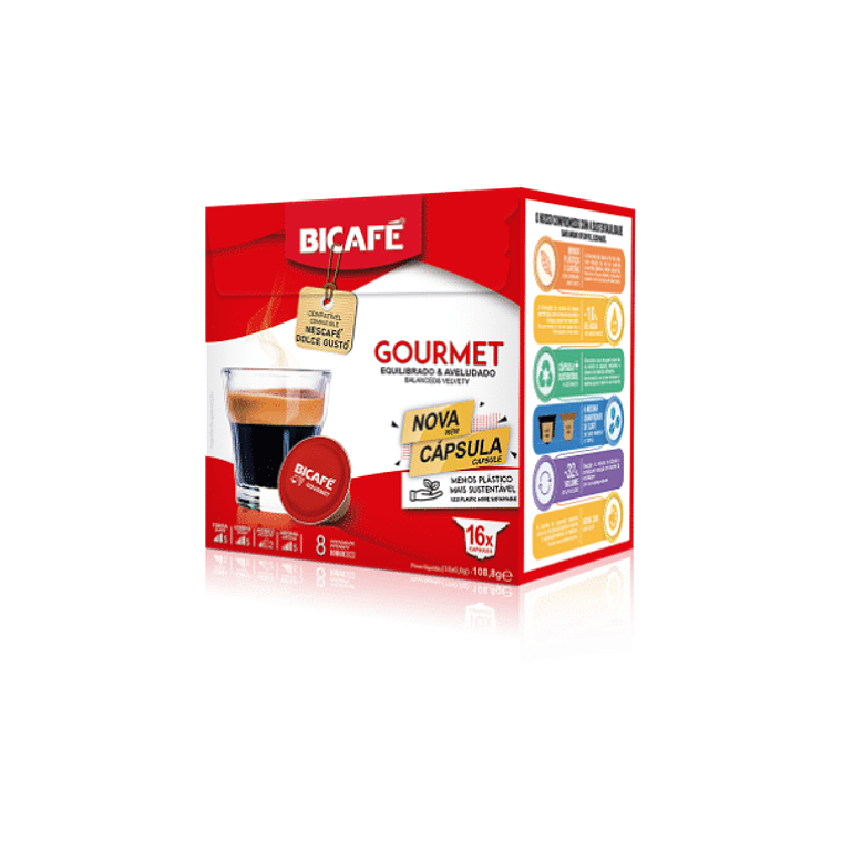 Cápsulas Compatíveis Dolce Gusto® Bicafé® Gourmet 16 unid. 1