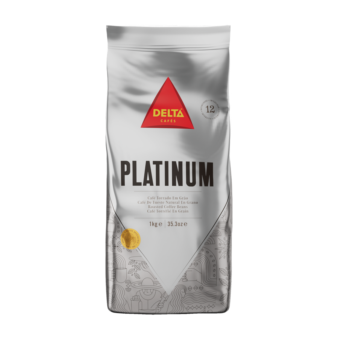Café Grão Delta Cafés® Platinum 500g 1