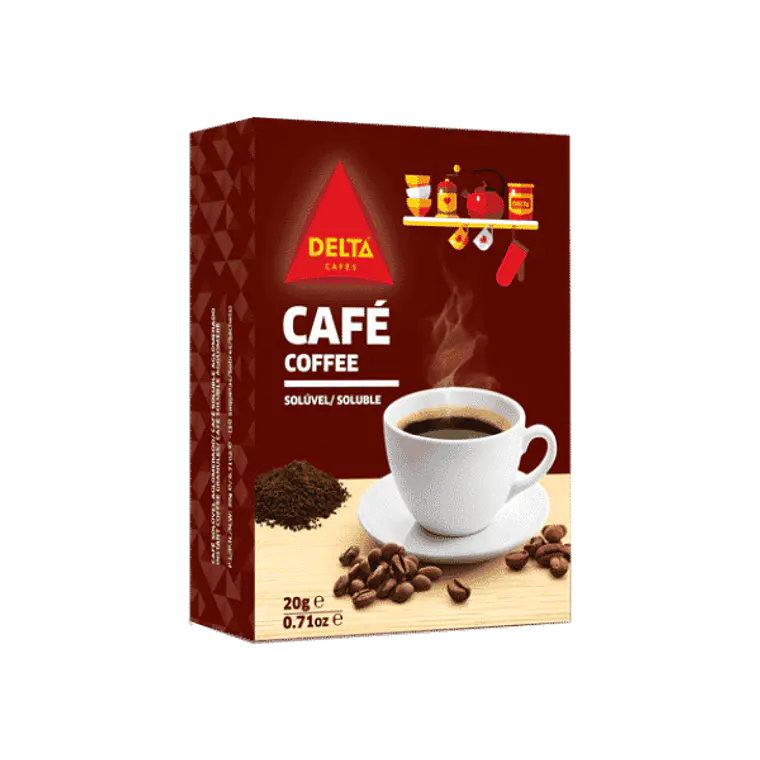Café Solúvel Delta Cafés® 10 x 2g 1