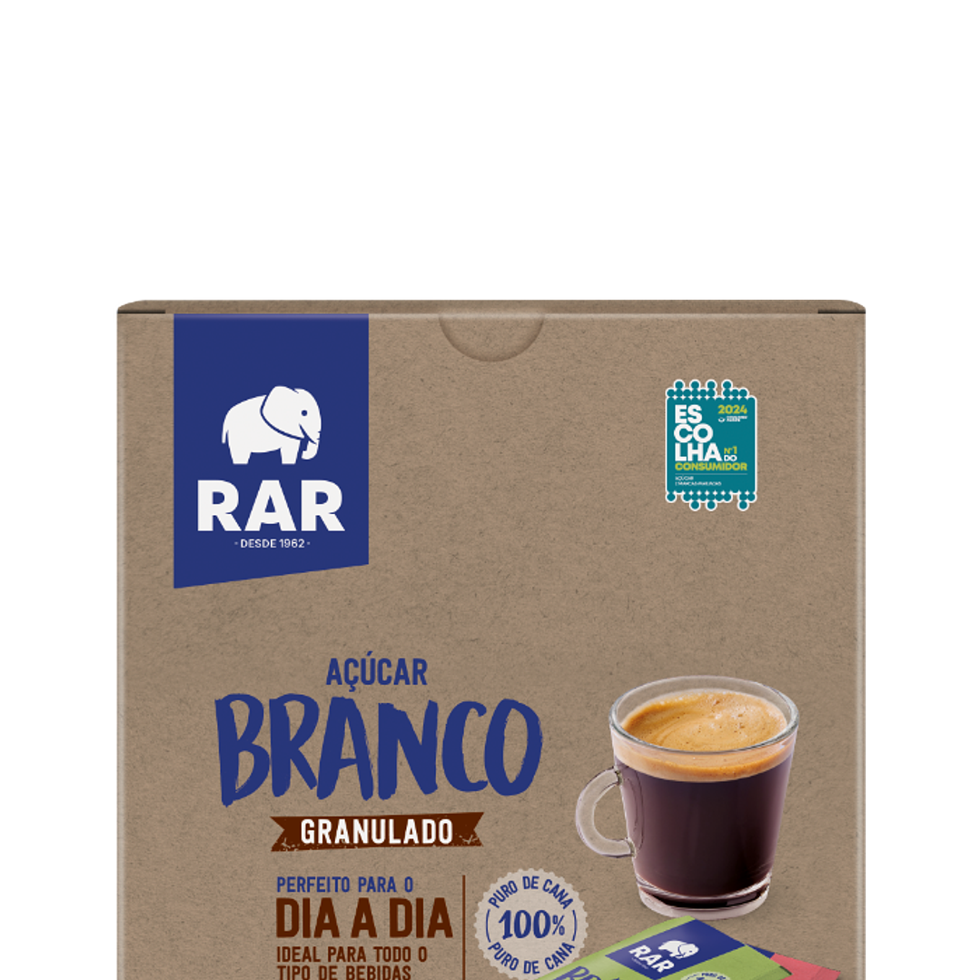  250 Sticks Açúcar Branco Granulado Rar  1