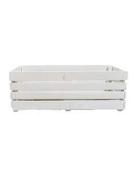 White Wooden Box