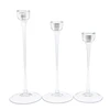 Glass Candlestick set