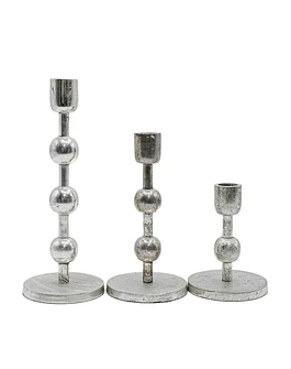 Silver Candlestick Set