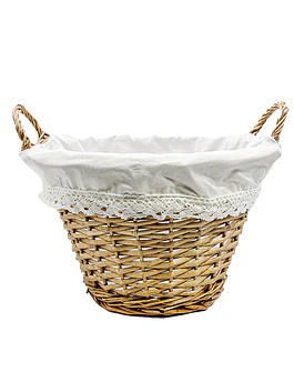 Traditional Basket with Fabric