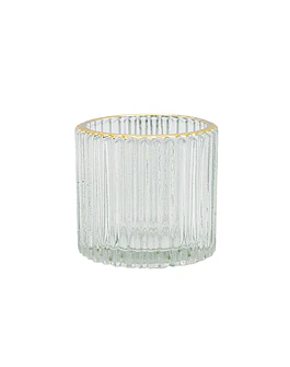 Fluted Glass Tealight 