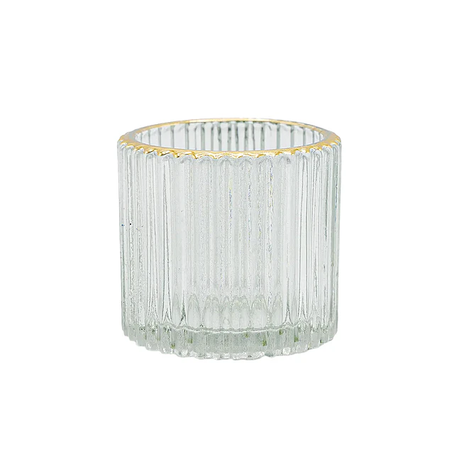 Fluted Glass Tealight 