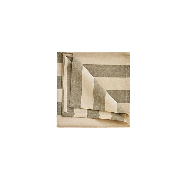 Striped Green Napkin